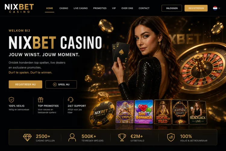 Nix Bet Casino — aanmelden en bonus claimen