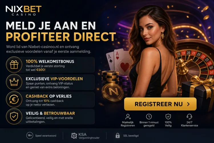 Nix Bet in het kort — wat krijg je bij aanmelding?